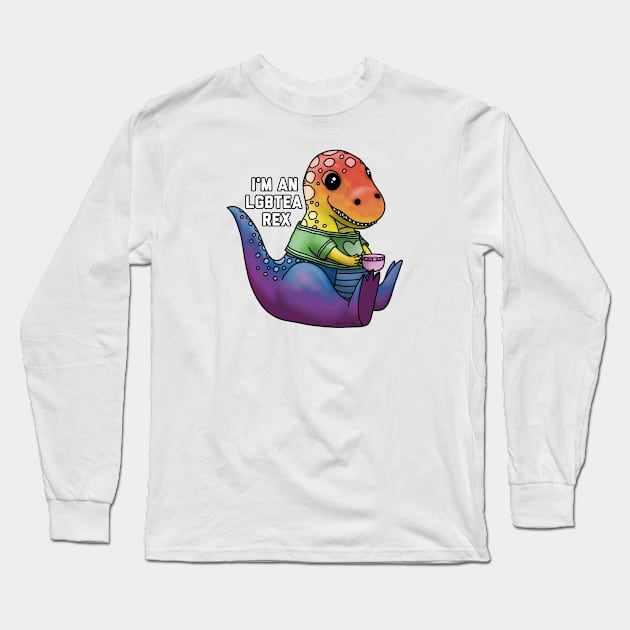 LGBTea-REX Long Sleeve T-Shirt by Art by Veya